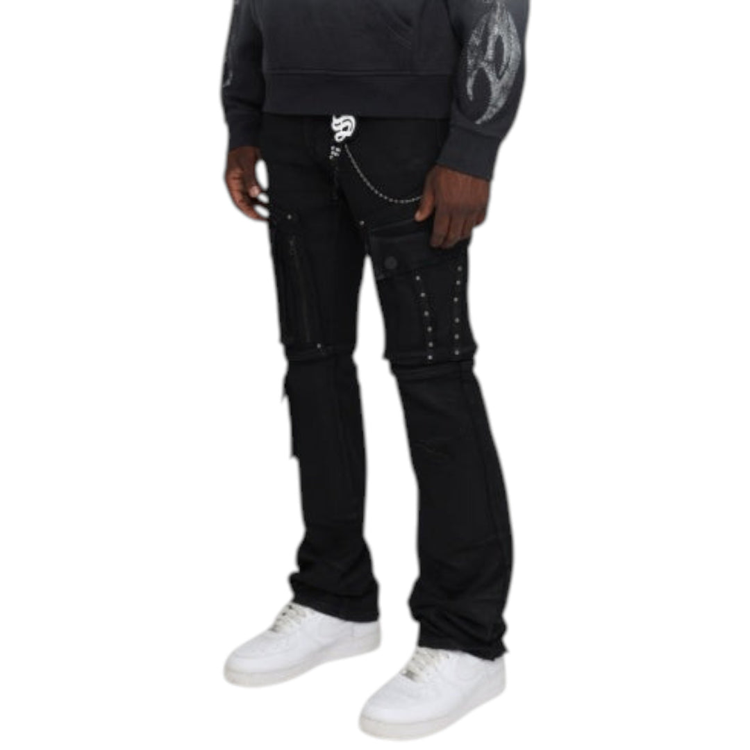 Smoke Rise Utility Jean Black