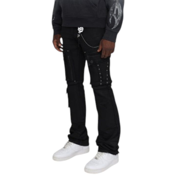 Smoke Rise Utility Jean Black