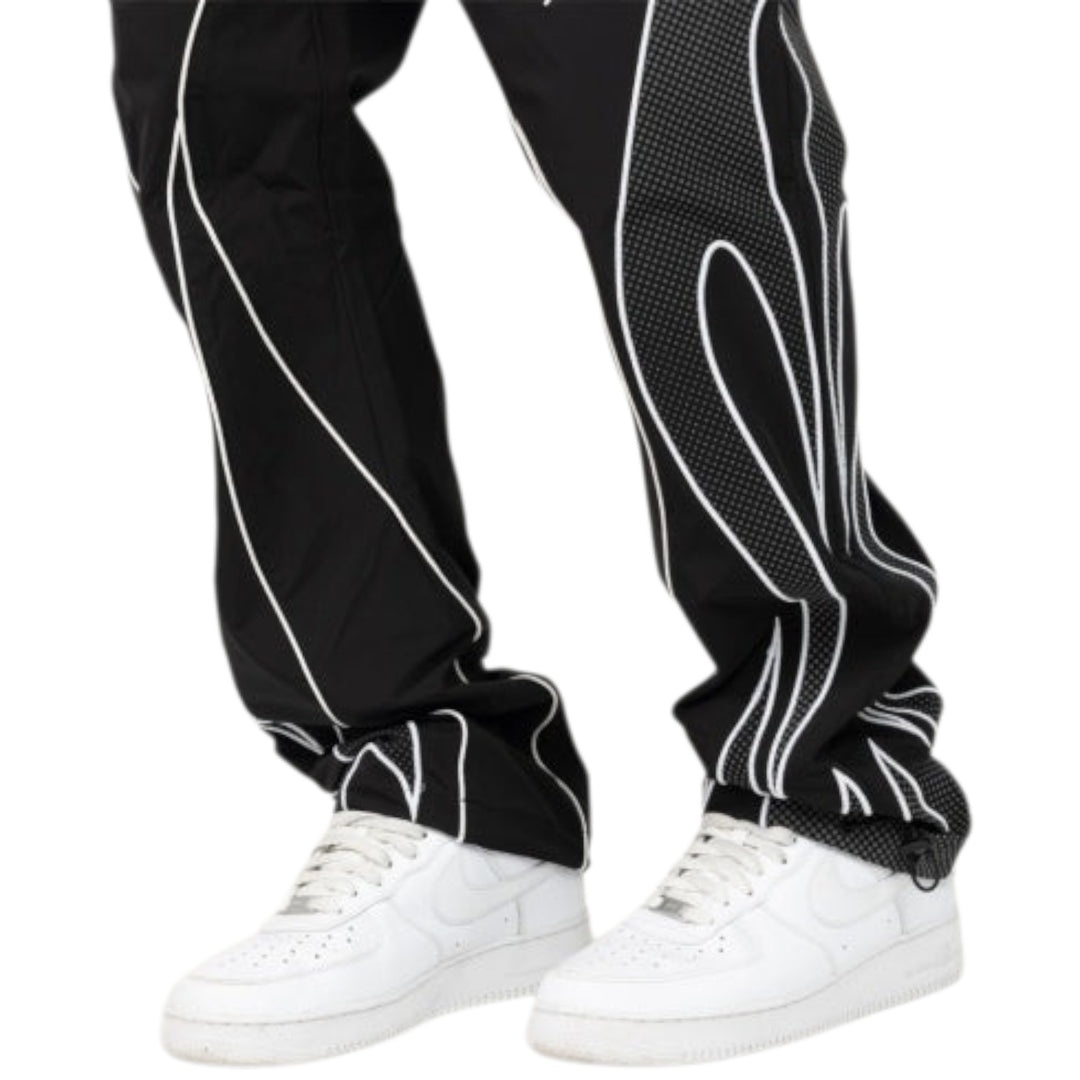 Smoke Rise Gear Shift Windbreaker Pant Black