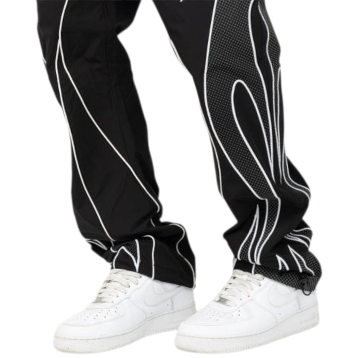 Smoke Rise Gear Shift Windbreaker Pant Black