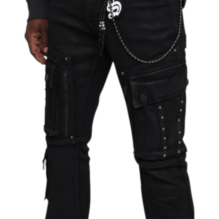 Smoke Rise Utility Jean Black