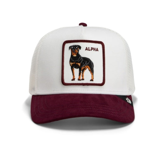 Goorin Bros. Suede Alpha Dust Desire White With Burgundy
