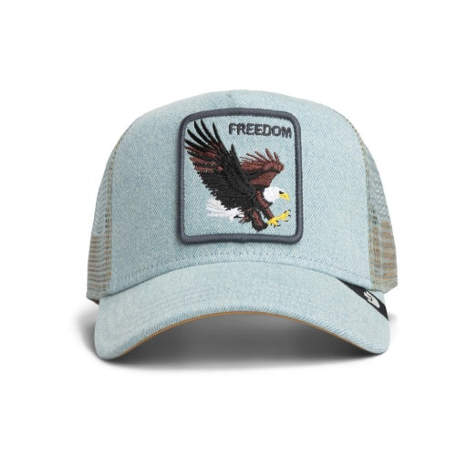 Goorin Bros Denim Eagle Light Blue Denim