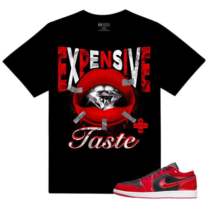 Risq Takers Expensive Taste Tee Blk/Red Combo
