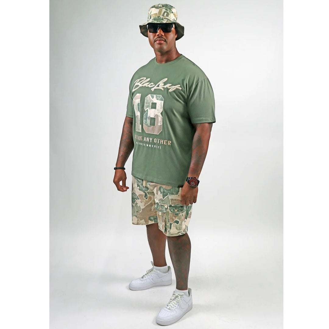 Blac Leaf Camo Bucket Hat & Purpose Above All Shirt Olive & Root in Purpose Camo Short Bundle