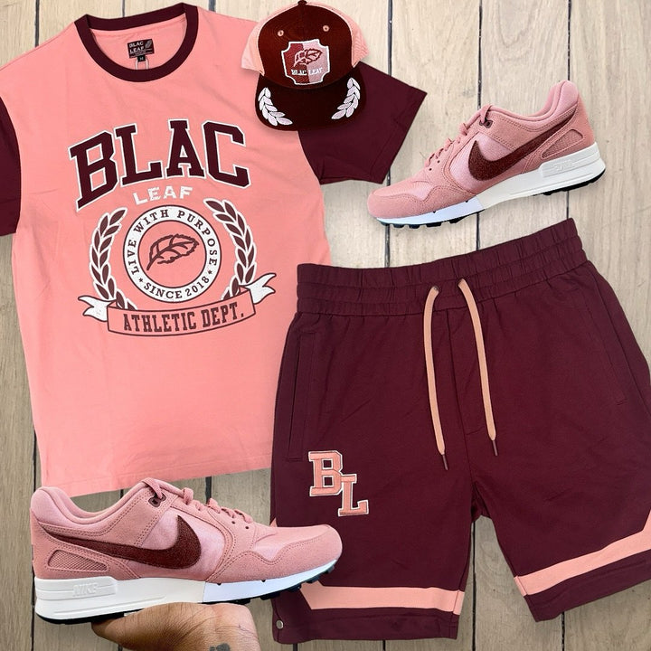 Blac Leaf Athletic Dept. Burgundy Outfit