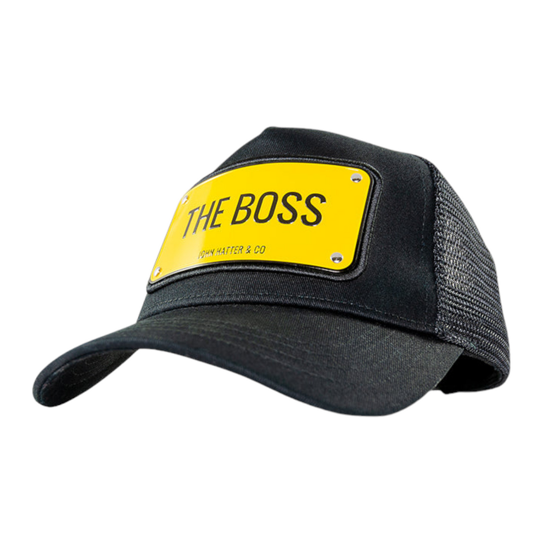 John Hatter & CO The Boss Hat Black/ Yellow