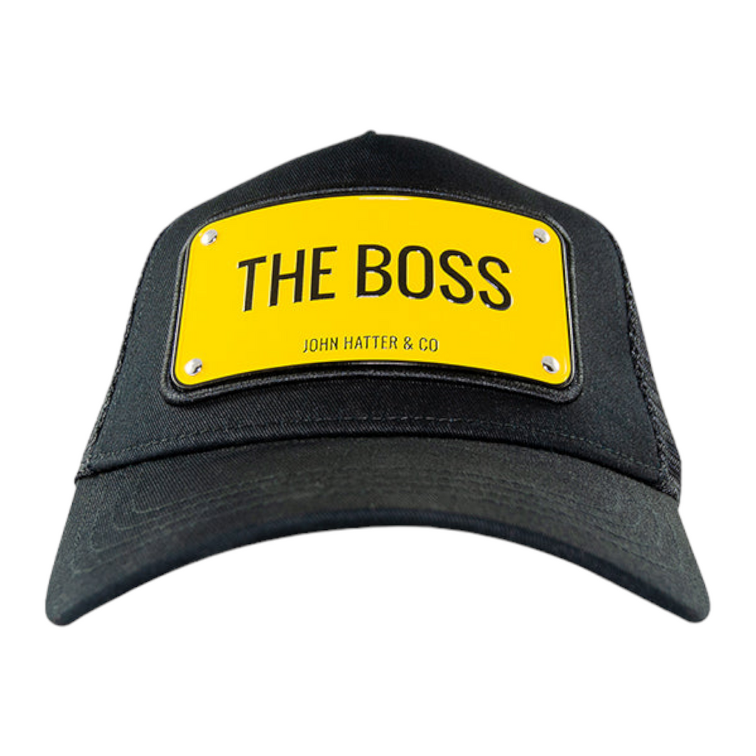 John Hatter & CO The Boss Hat Black/ Yellow