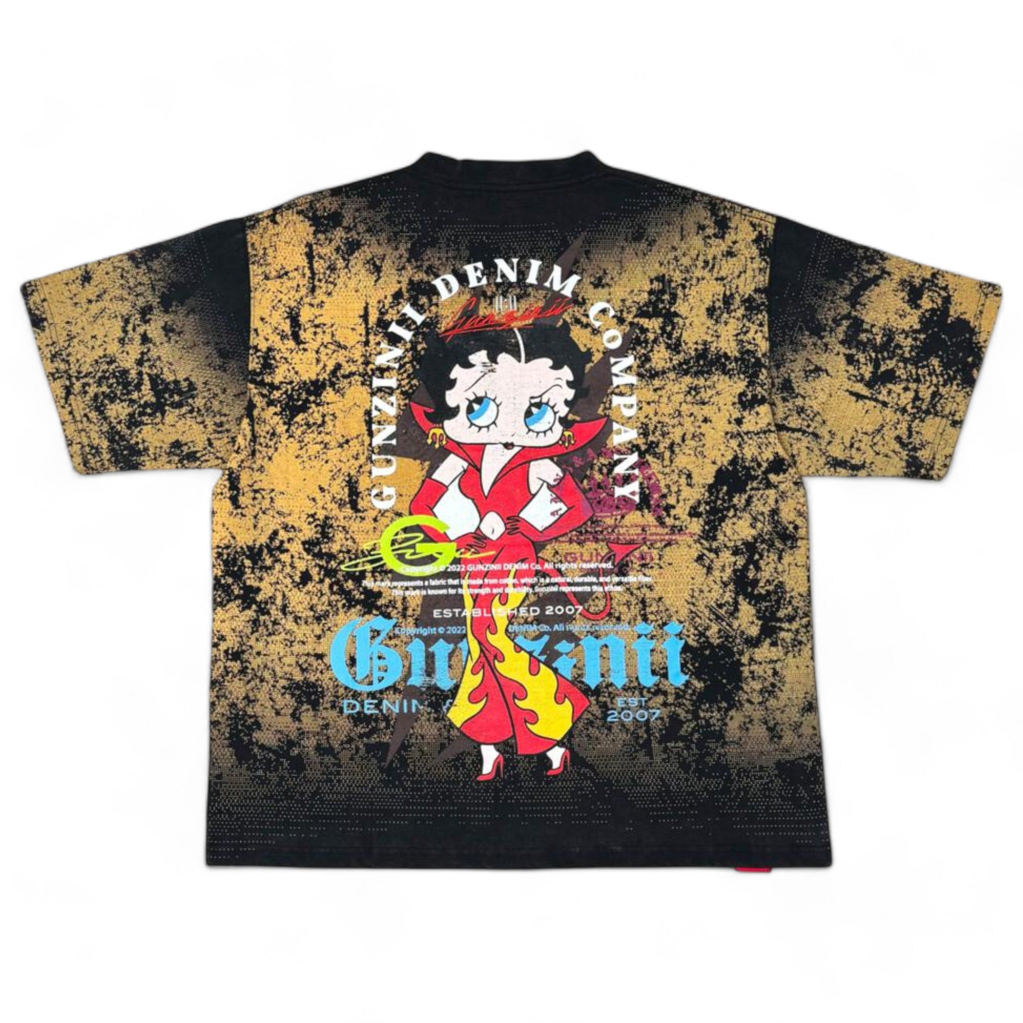 Gunzinii Betty Boop Tee Black – Purple Carpet Miami