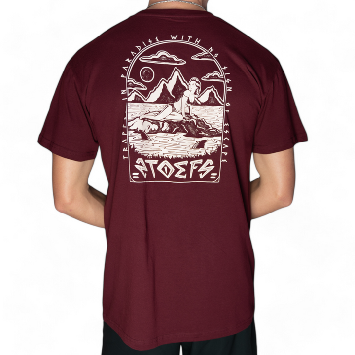 Stoefs Left For Dead Tee Burgundy