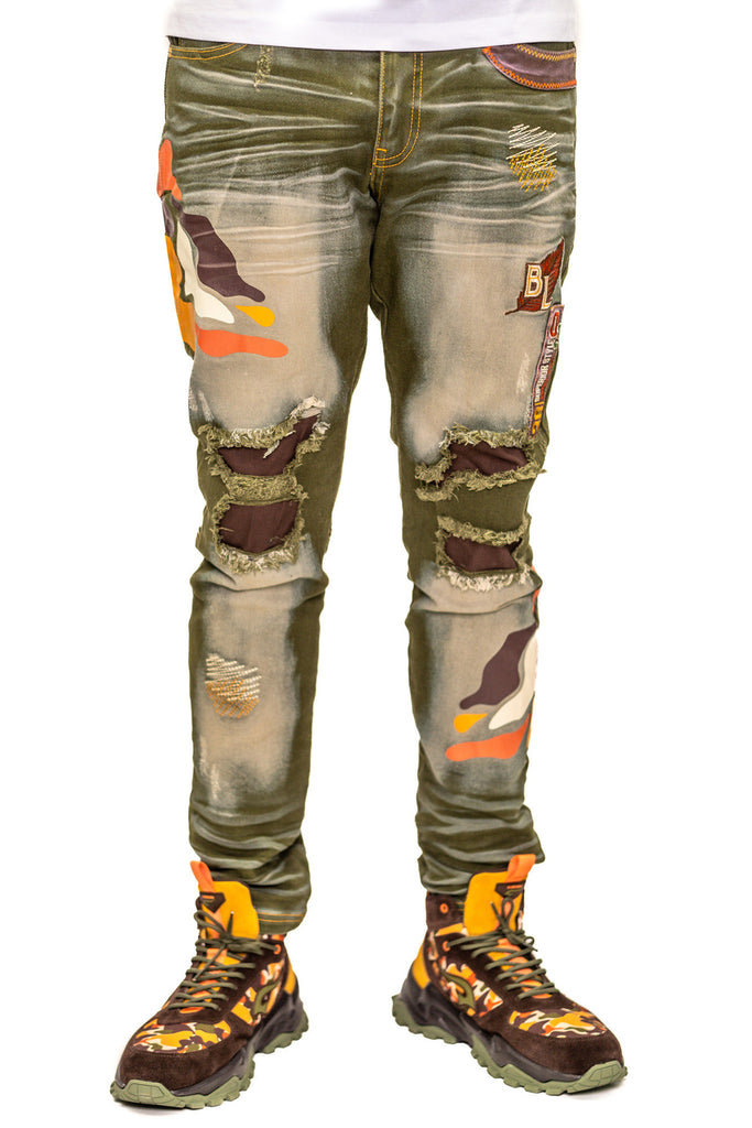 BLAC LEAF SUPERIOR STYLE DENIM JEAN B&T - Blac Leaf - Purple Carpet Miami