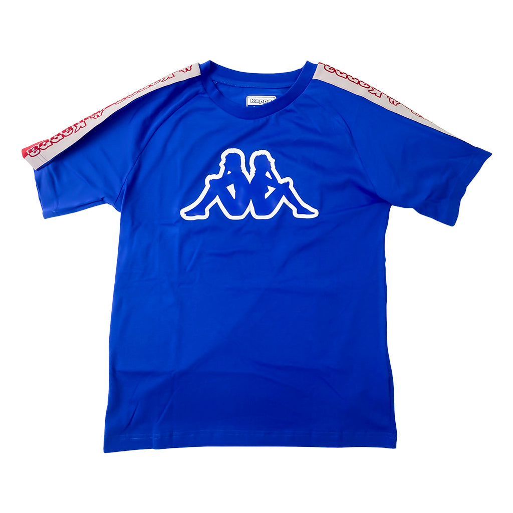 Kappa Logo Tape Davirec T-Shirt Blue