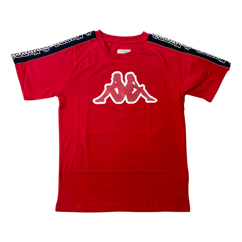 Kappa Logo Tape Davirec T-Shirt Red