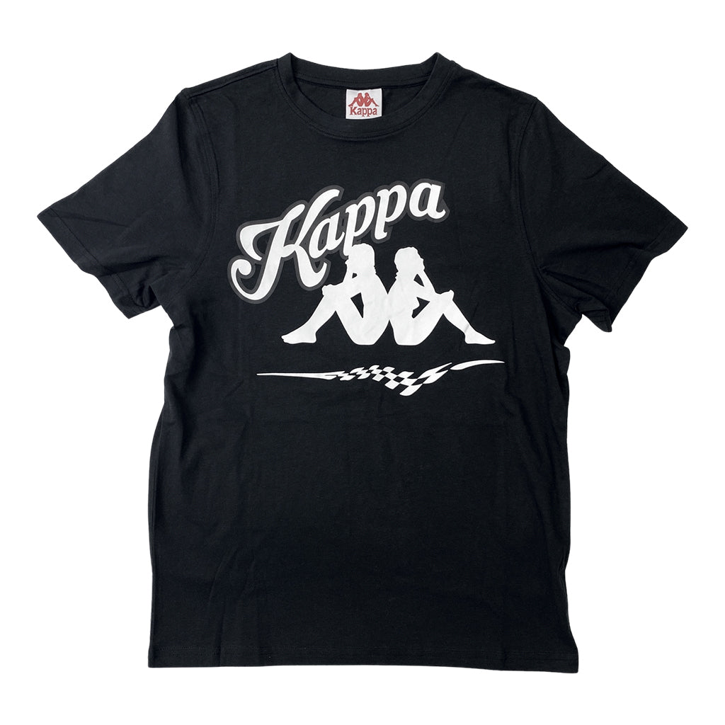 Kappa Authentic Road Run T-Shirt Black