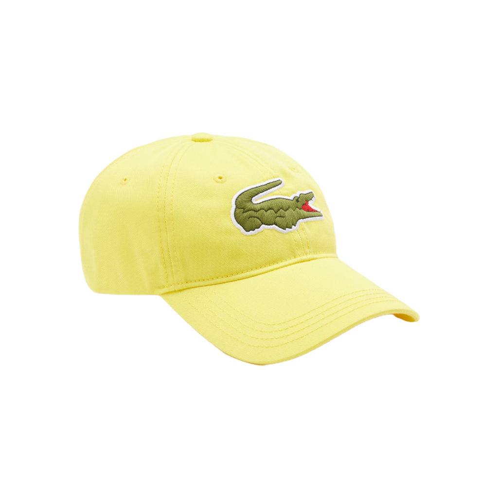 Lacoste Logo Dad Hat Yellow