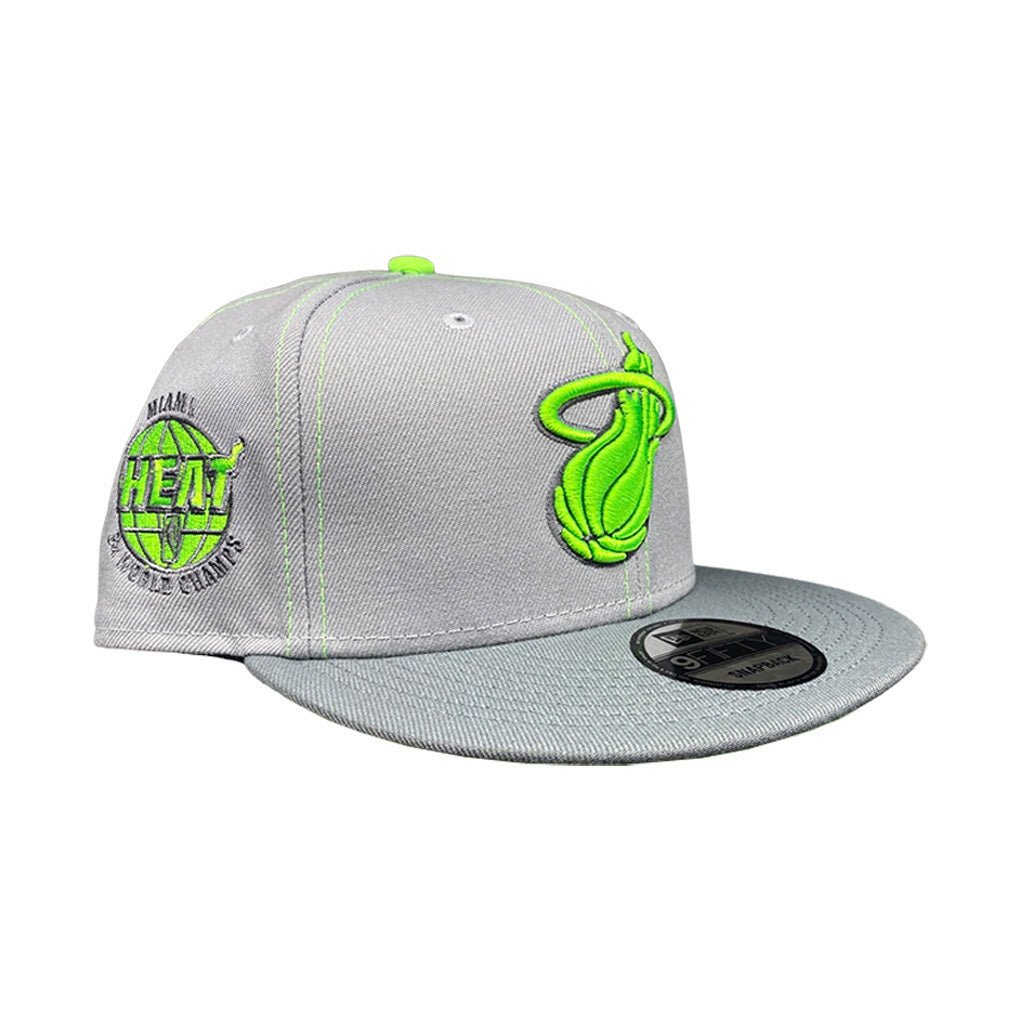 New Era 950 Miami Heat Green Shock Snapback – Purple Carpet Miami