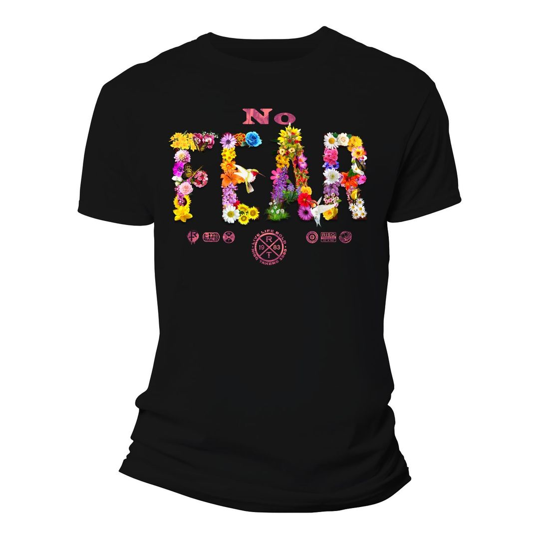 Risq Takers No Fear Black T-Shirt