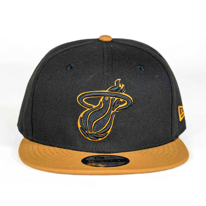 New Era Miami Heat Snapback Black/Wheat