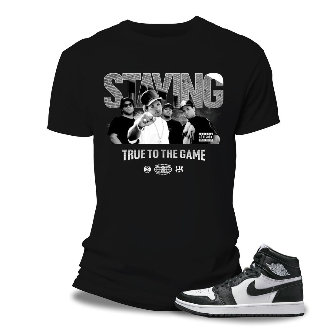 Risq Takers Stay True To The Game T-Shirt Black