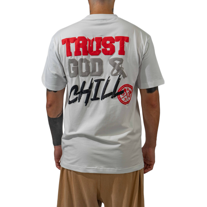 Juren Trust God Tee's White