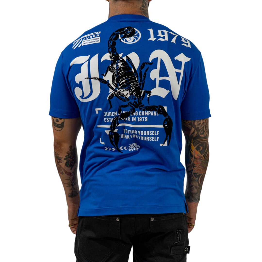 Juren Scorpion T-Shirt Blue