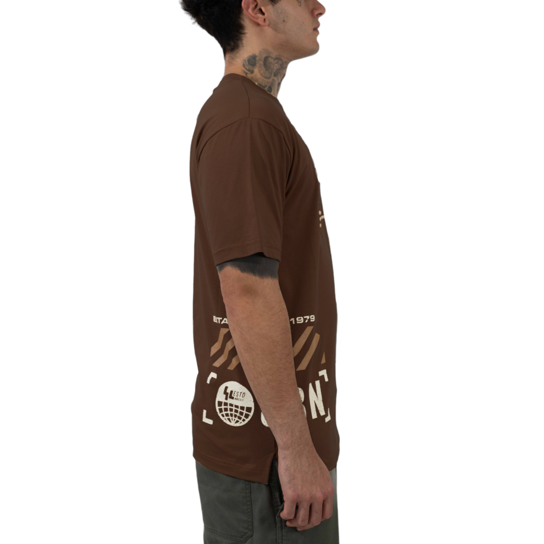 Juren Say Less T-Shirt Brown