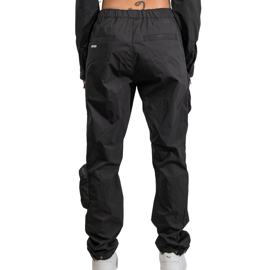 Smoke Rise Red Utility Cargo Stack Pants
