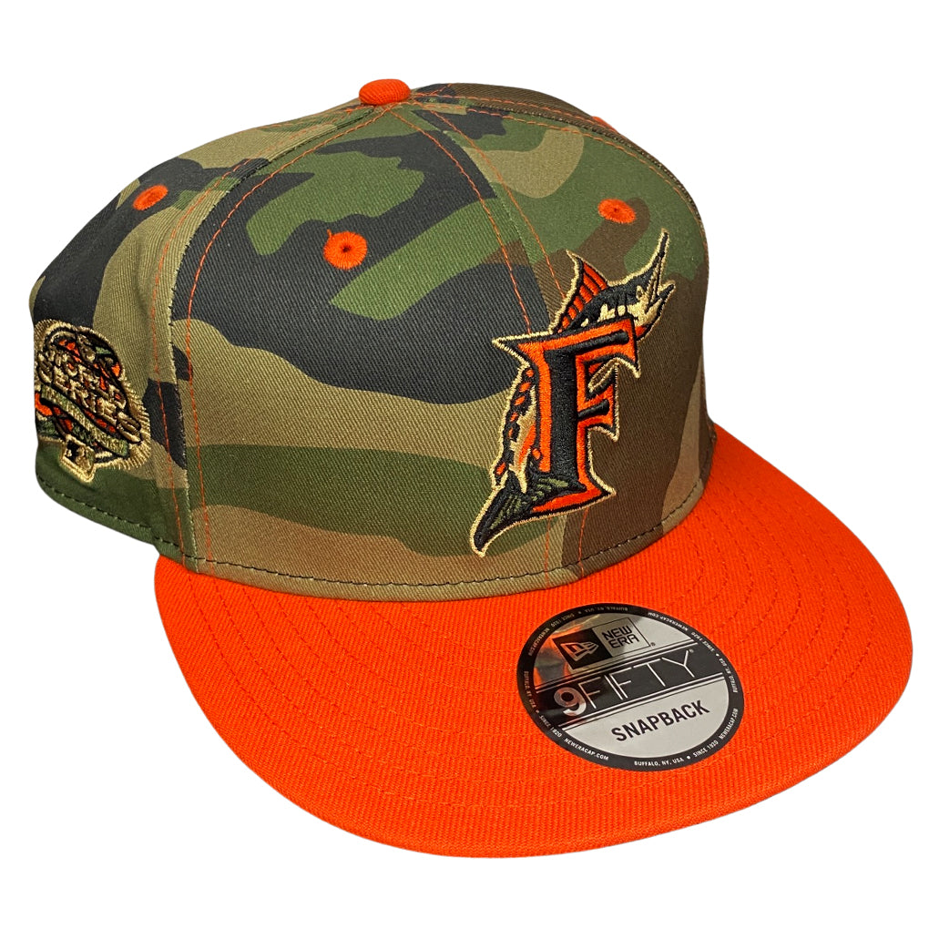 Florida Marlins New Era MLB 9FIFTY 950 Snapback Cap Hat Black