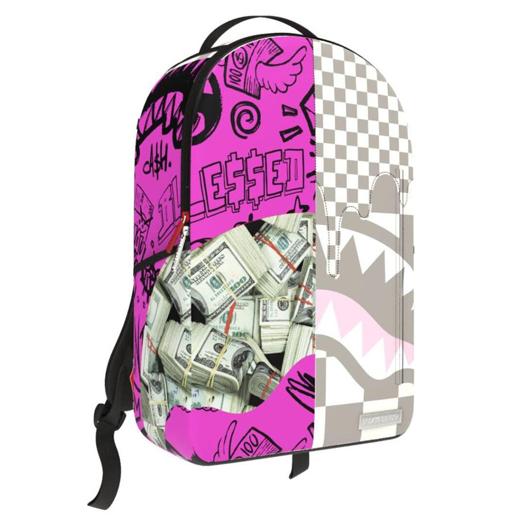 Sprayground Backpack Trippy Trinity Camo Crystal