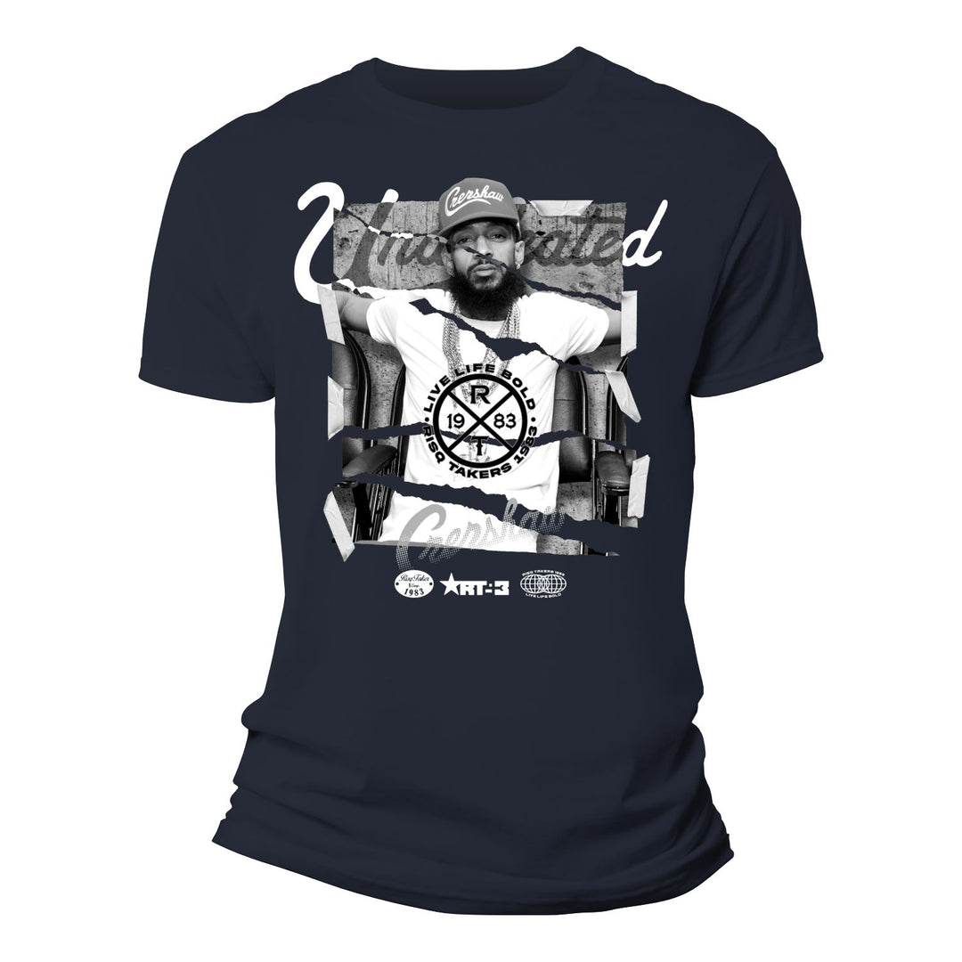 Risq Takers Undefeated T-Shirt Navy