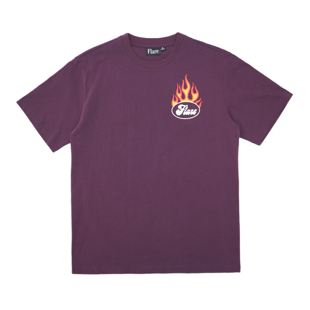 Flare Light The Fire Shirt Dusty Rose