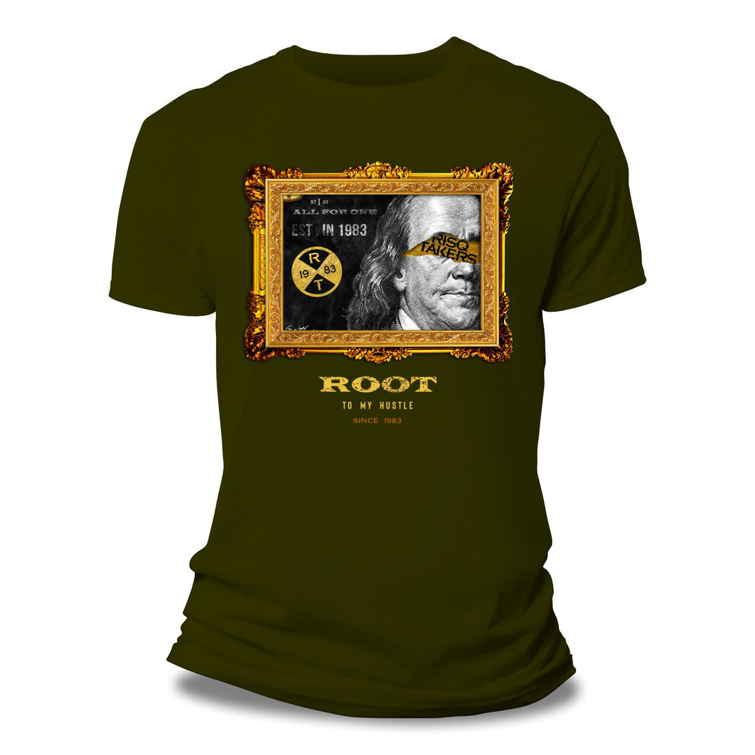 Risq Takers Root To My Hustle T-Shirt Green