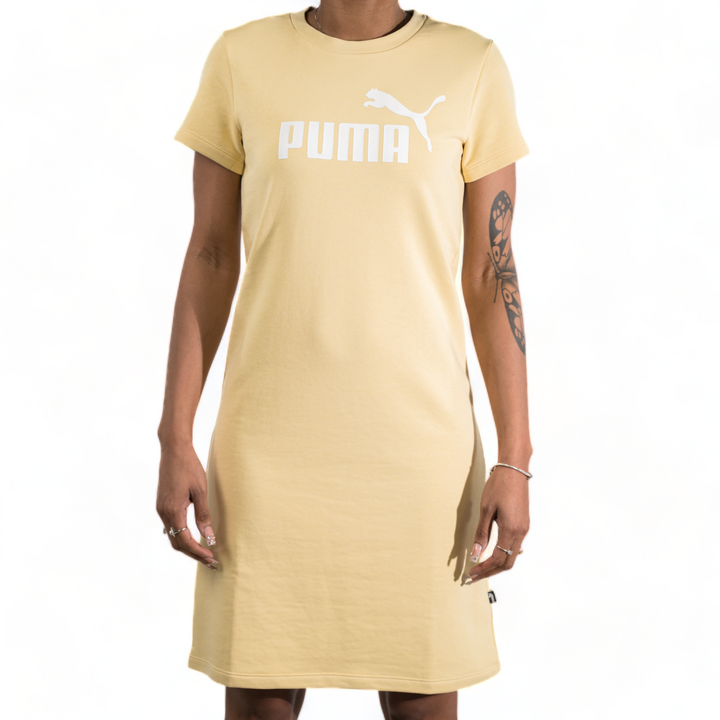 Puma ESS Logo Dress, Yellow