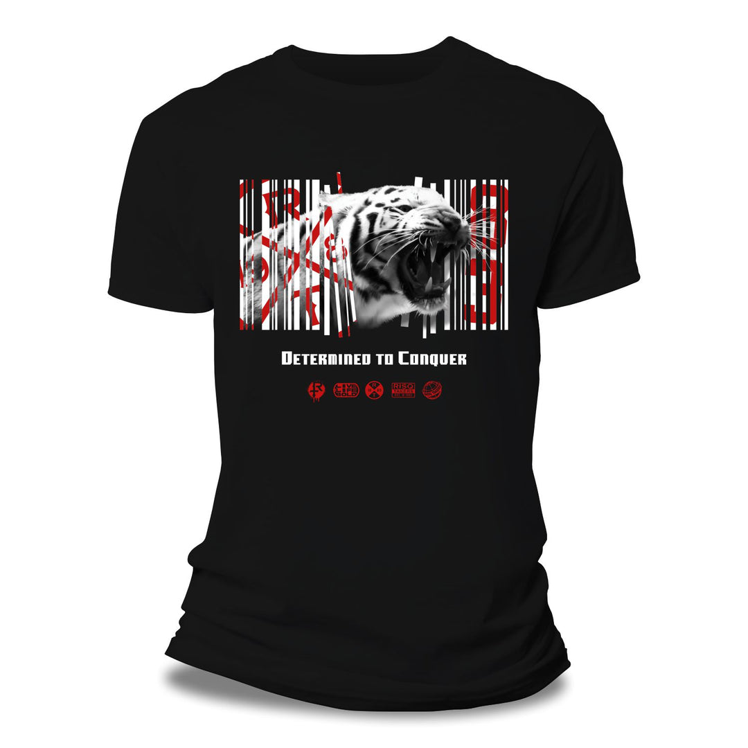 Risq Takers Determine To Conquer T-Shirt Black