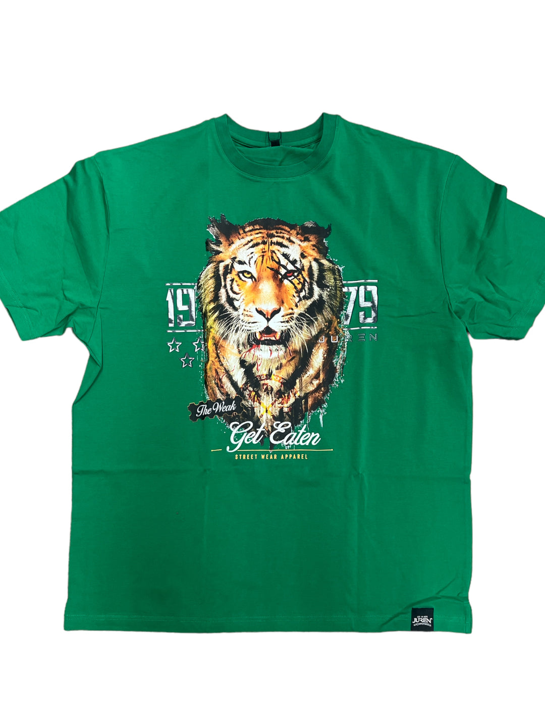 Juren Get Eaten Tee Green