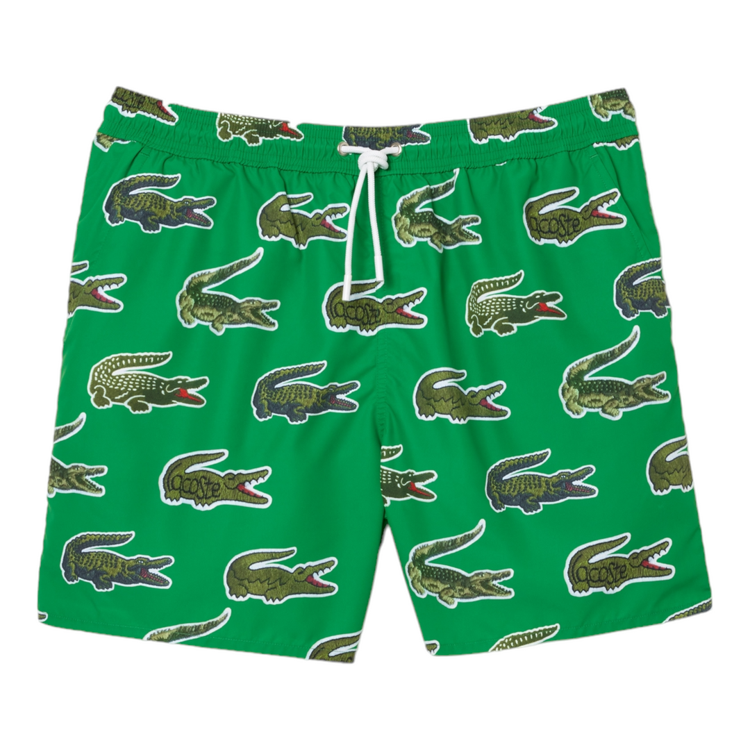 Lacoste swim discount shorts green