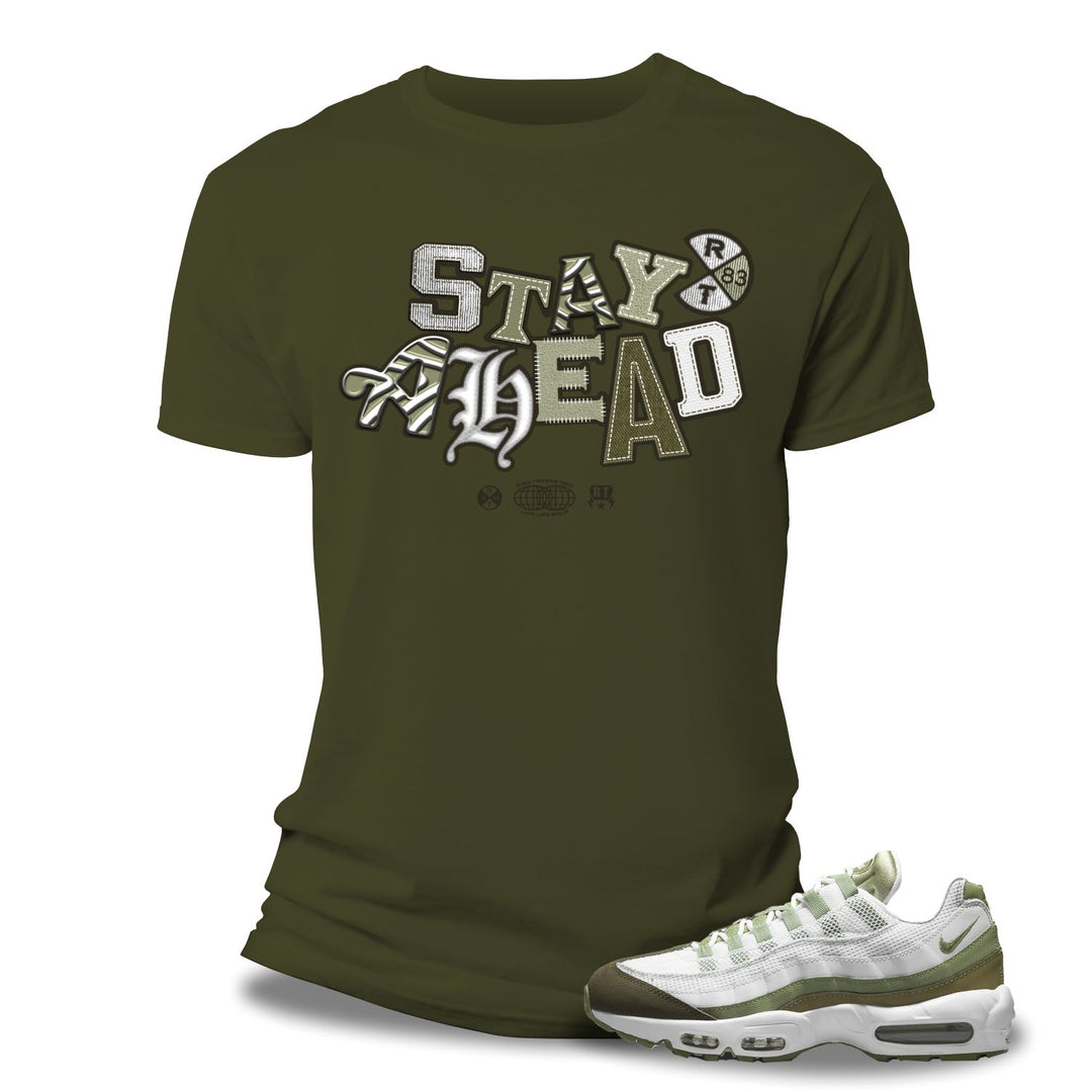 Risq Takers Stay Ahead Tee Olive