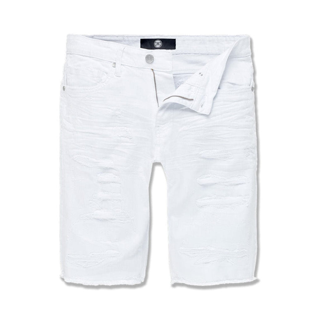 Jordan Craig Twill Garment Dyed Shorts White