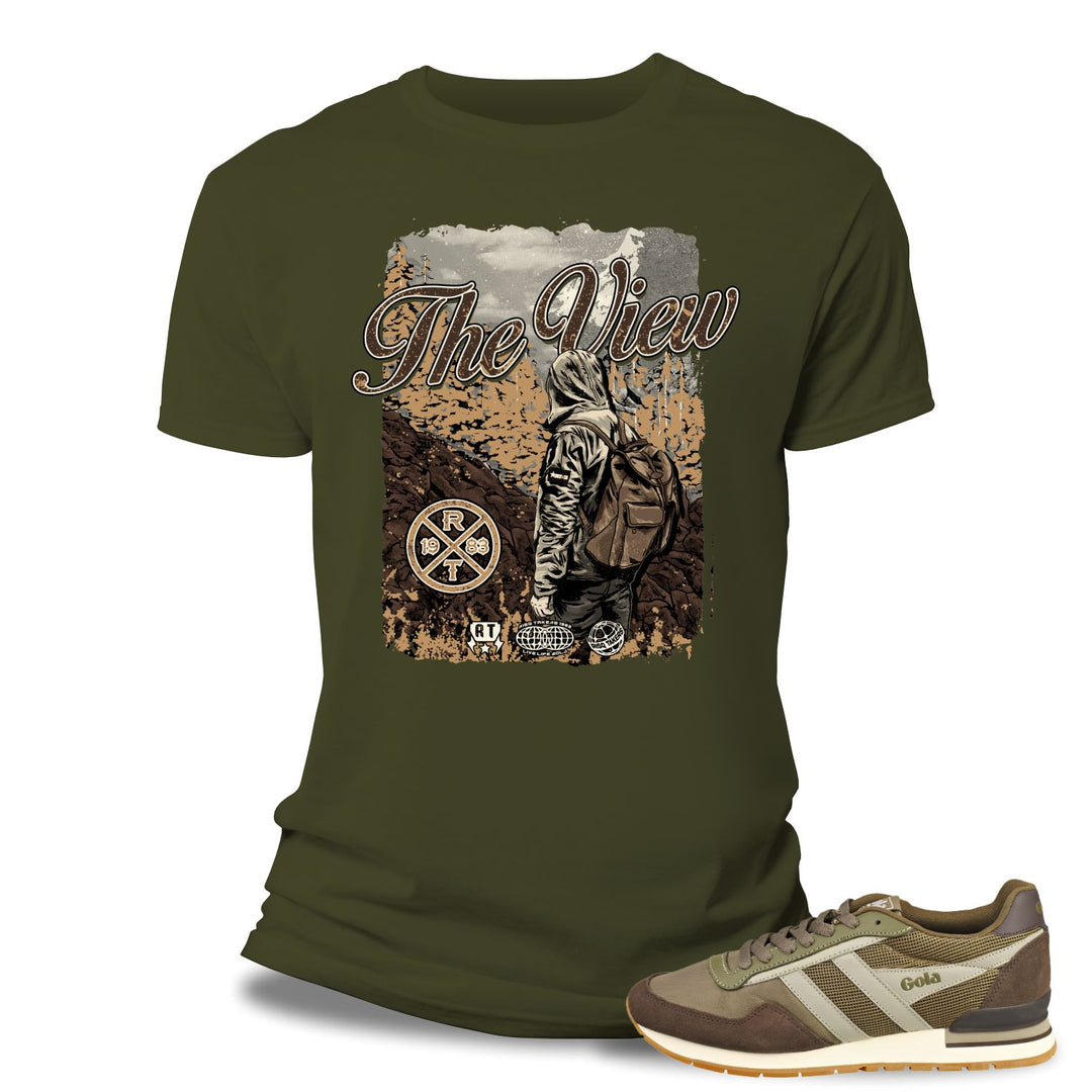 Risq Takers The View Tee Olive