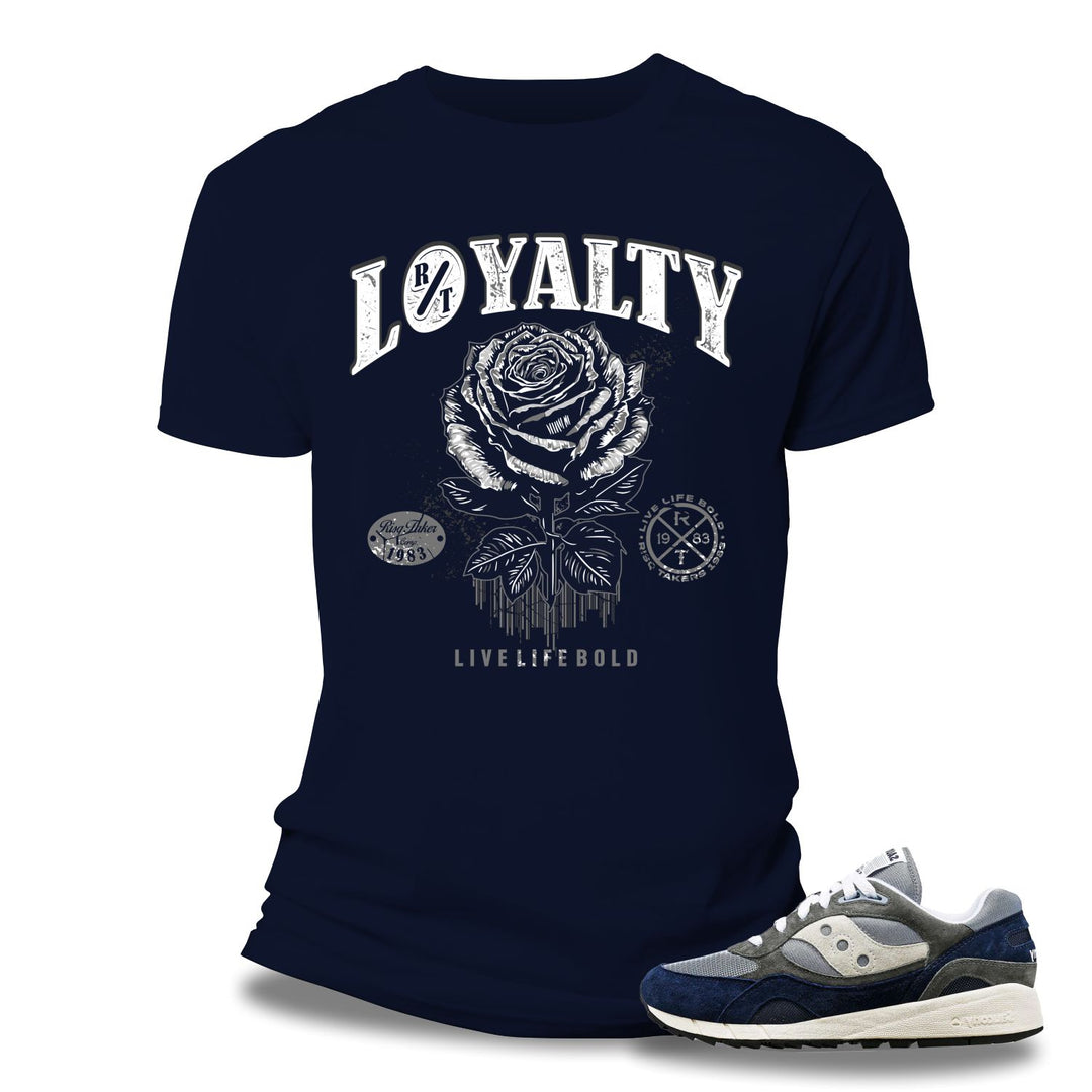 Risq Takers "LOYALTY" Tee Navy